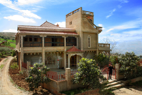 Une des maisons d'hôte dans la région de Ketama