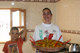 Prèsentation du plat de couscous