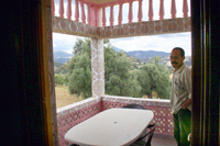 Terrasse avec un Rifain